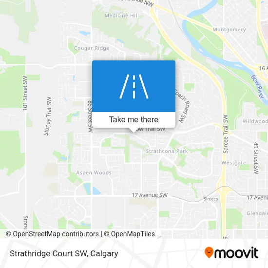 Strathridge Court SW map