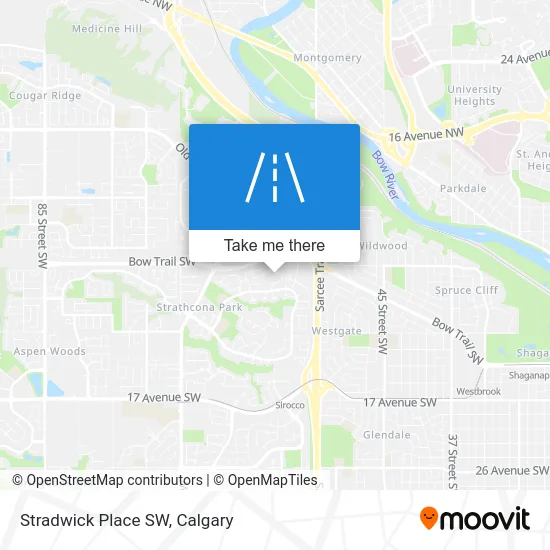 Stradwick Place SW map