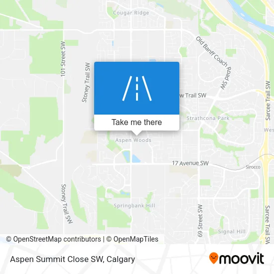 Aspen Summit Close SW map