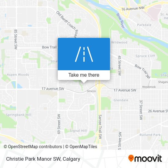 Christie Park Manor SW map