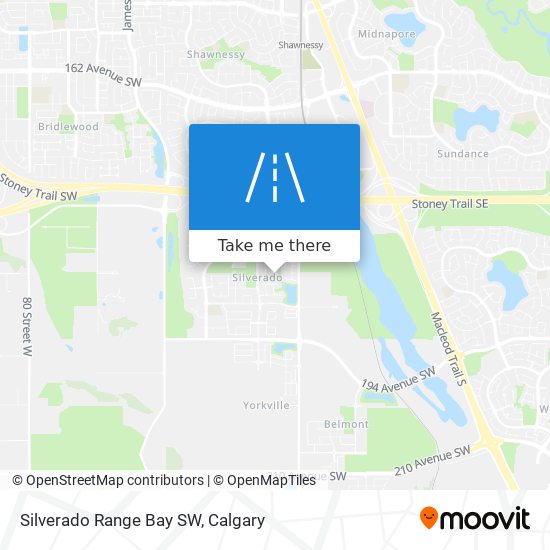 Silverado Range Bay SW map