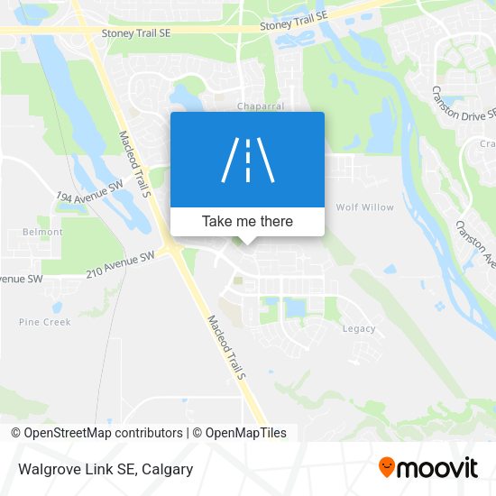 Walgrove Link SE map