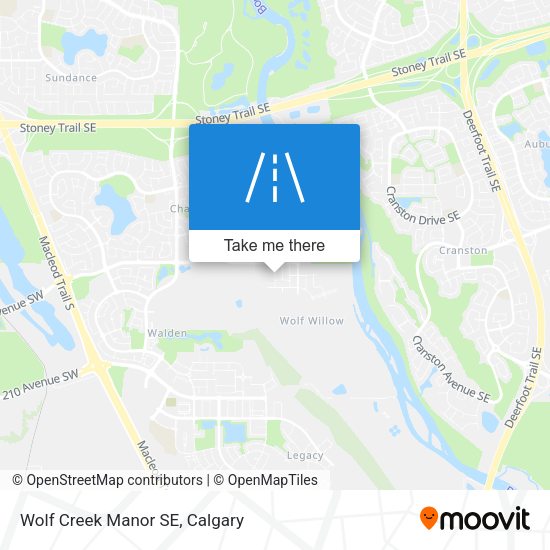 Wolf Creek Manor SE map