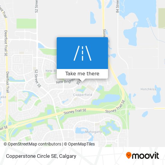 Copperstone Circle SE map