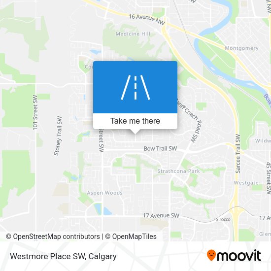 Westmore Place SW map