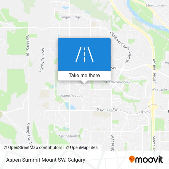 Aspen Summit Mount SW map