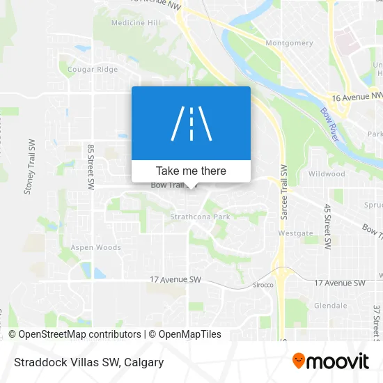 Straddock Villas SW map
