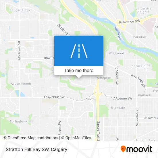 Stratton Hill Bay SW map