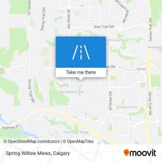 Spring Willow Mews map