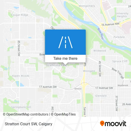 Stratton Court SW map