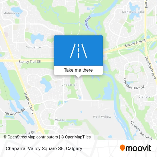 Chaparral Valley Square SE map