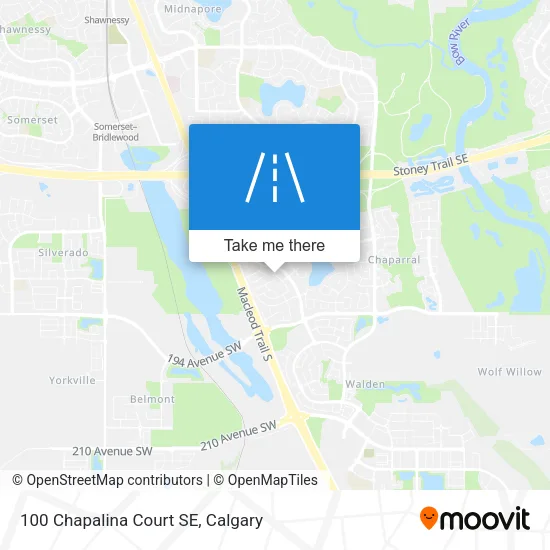 100 Chapalina Court SE map
