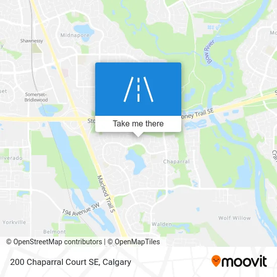 200 Chaparral Court SE map