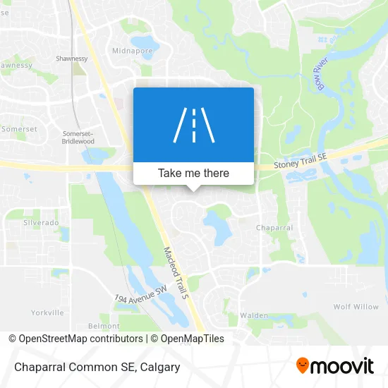 Chaparral Common SE map