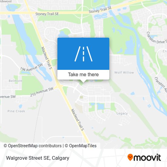Walgrove Street SE map