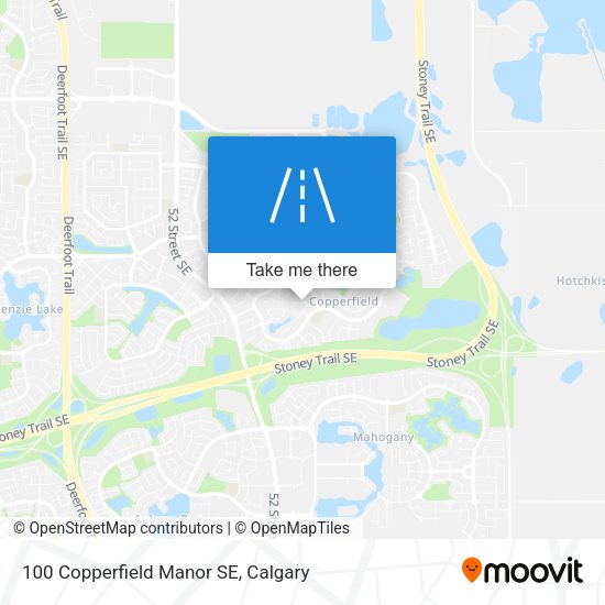 100 Copperfield Manor SE map