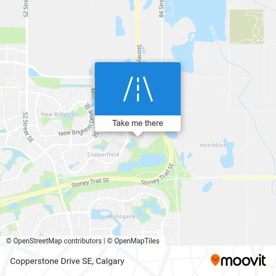 Copperstone Drive SE map