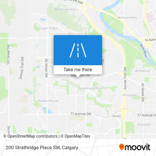 200 Strathridge Place SW map