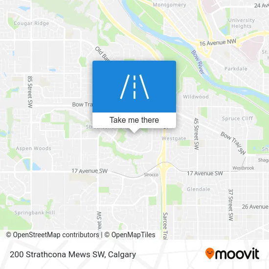 200 Strathcona Mews SW map