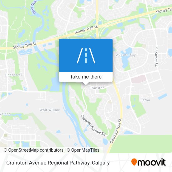 Cranston Avenue Regional Pathway map
