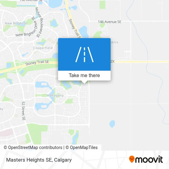 Masters Heights SE map