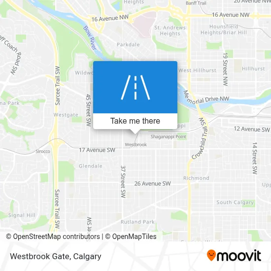 Westbrook Gate map