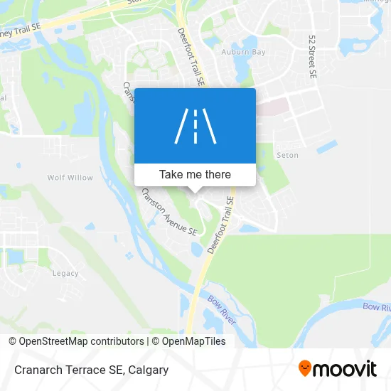 Cranarch Terrace SE map