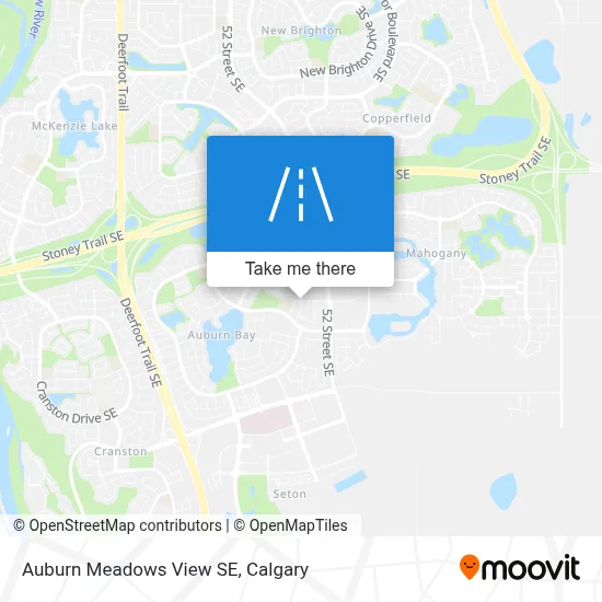 Auburn Meadows View SE map