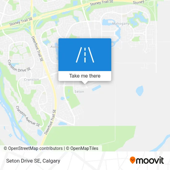 Seton Drive SE map