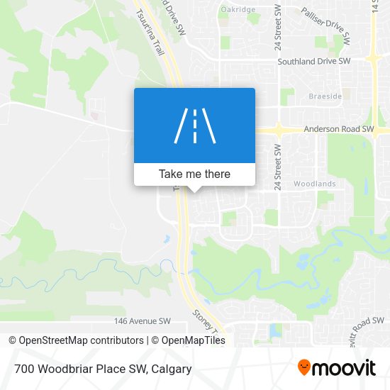 700 Woodbriar Place SW map