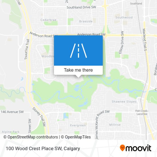 100 Wood Crest Place SW map