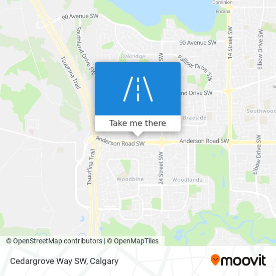 Cedargrove Way SW map