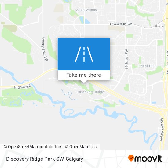 Discovery Ridge Park SW map