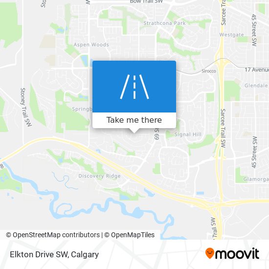 Elkton Drive SW map