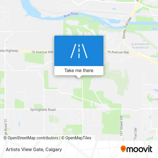 Artists View Gate map