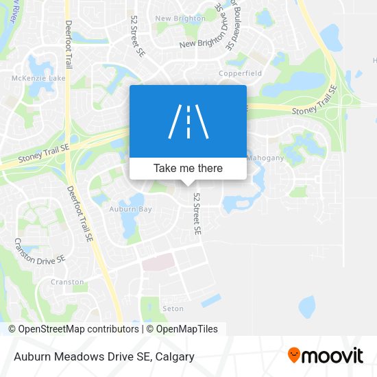 Auburn Meadows Drive SE map