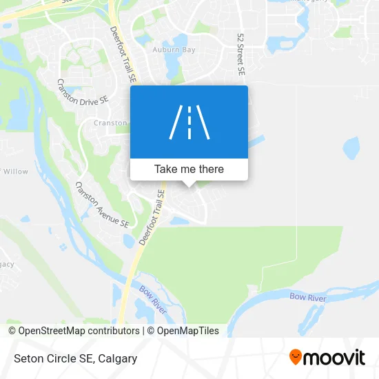 Seton Circle SE map