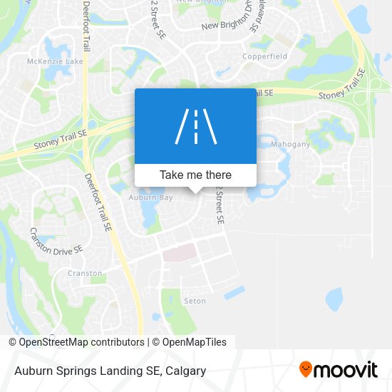 Auburn Springs Landing SE map