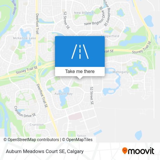 Auburn Meadows Court SE map