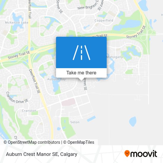 Auburn Crest Manor SE map