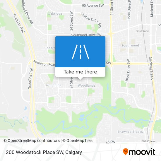 200 Woodstock Place SW map