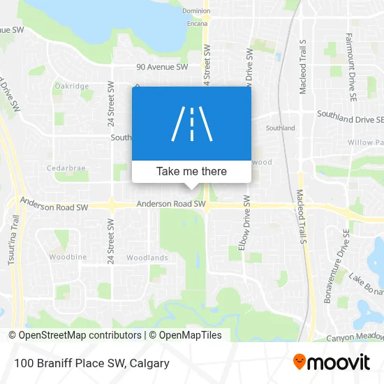 100 Braniff Place SW map