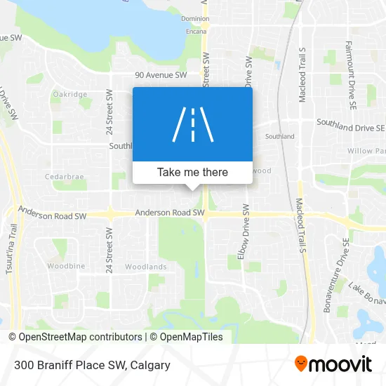 300 Braniff Place SW map