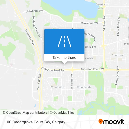100 Cedargrove Court SW map
