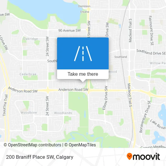 200 Braniff Place SW map