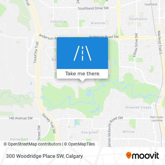 300 Woodridge Place SW map