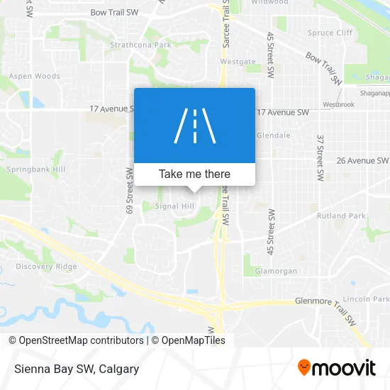 Sienna Bay SW map