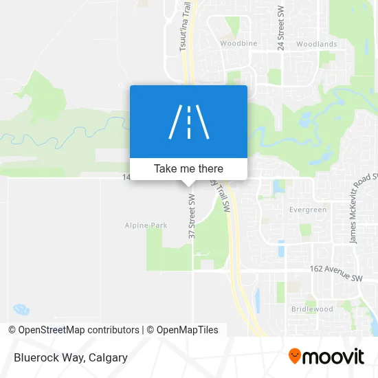 Bluerock Way map