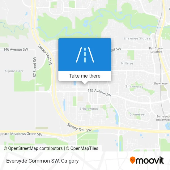 Eversyde Common SW map