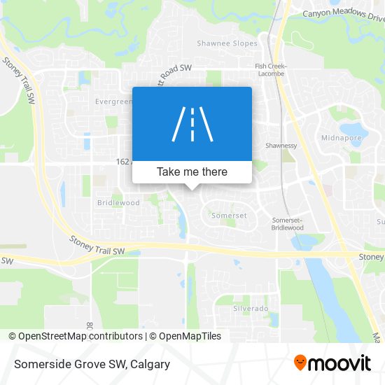 Somerside Grove SW map